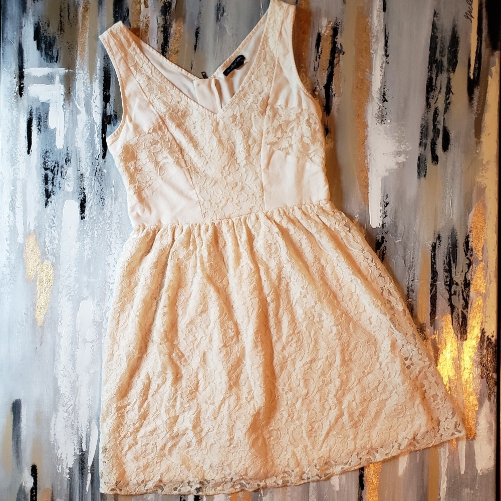 Ivory Lace Dress